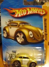 Hot Wheels 2010 New Models Volkswagen Beetle GOLD #004